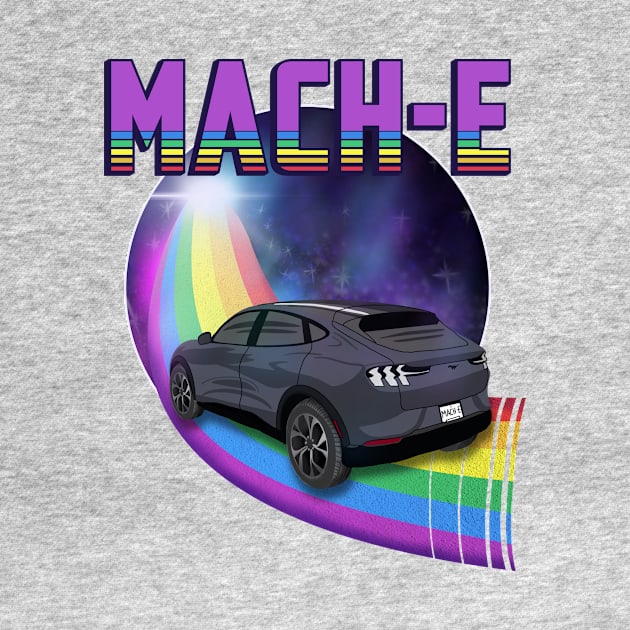 Mach-E Rides the Rainbow Galaxy in Carbonized Grey by zealology